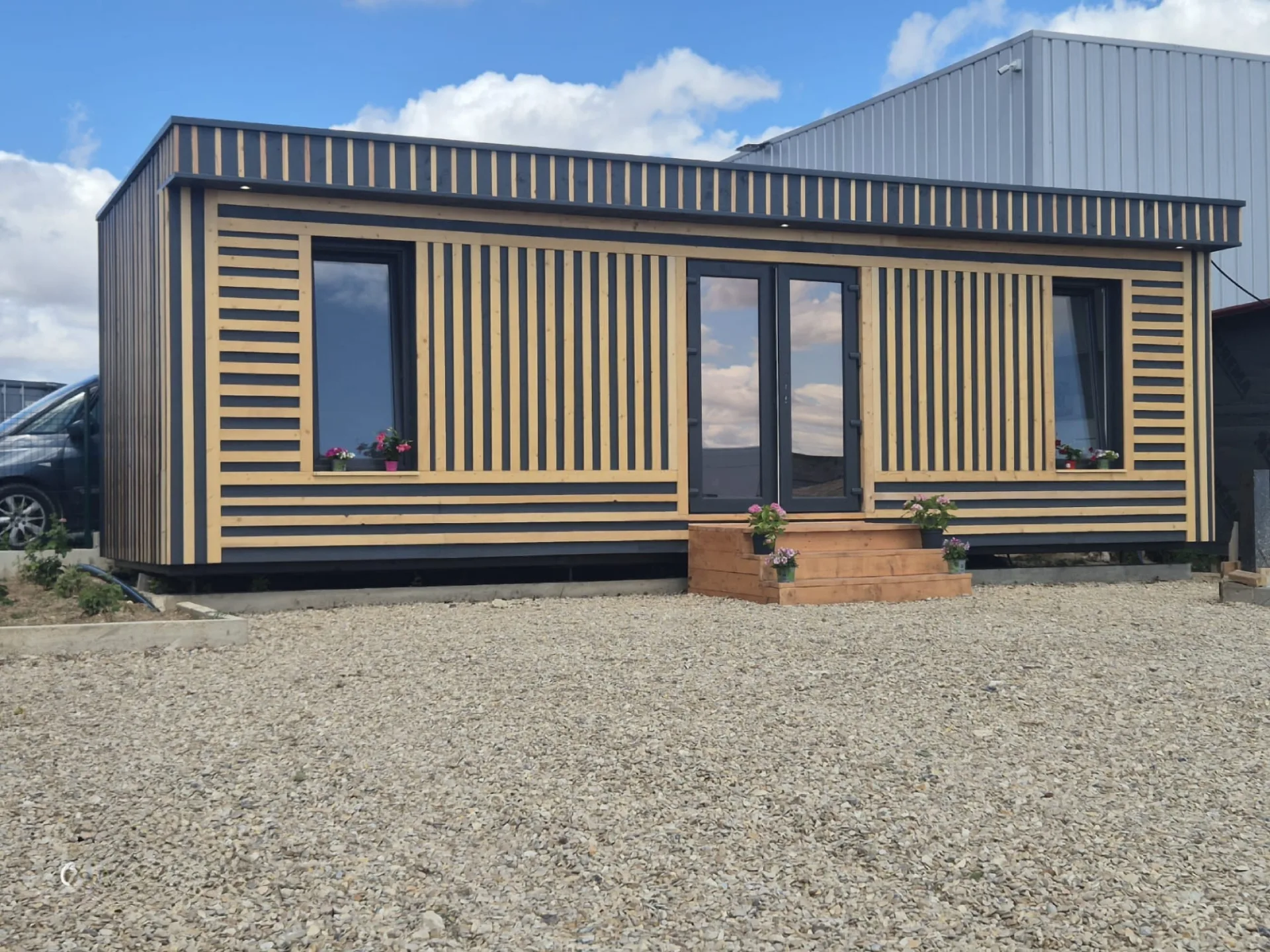 Tiny house en ossature bois à Bray-sur-Seine